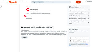Reddit - Combustion Engine Insights
