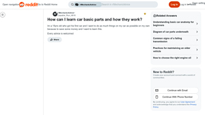 Reddit - Automotive Maintenance