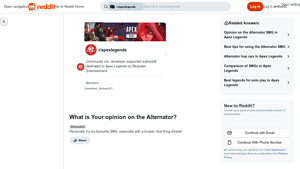 Reddit - Alternator SMG