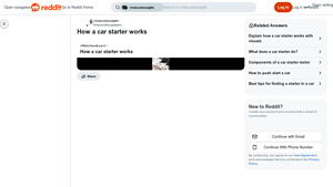 Reddit - Car Starter