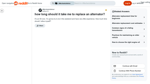 Honda Civic - Alternator Replacement Guide