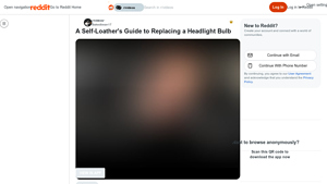 Reddit - Headlight Maintenance Tips