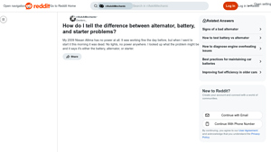 Reddit - Automotive Battery Insights