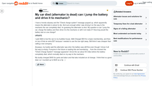 Honda Odyssey - Alternator Troubleshooting