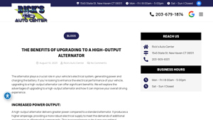 Rick's Auto Center - High-Output Alternator
