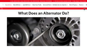 Savannah Toyota - Alternator