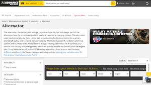 Advance Auto Parts - Alternator