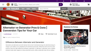 Speedway Motors - Alternators & Generators