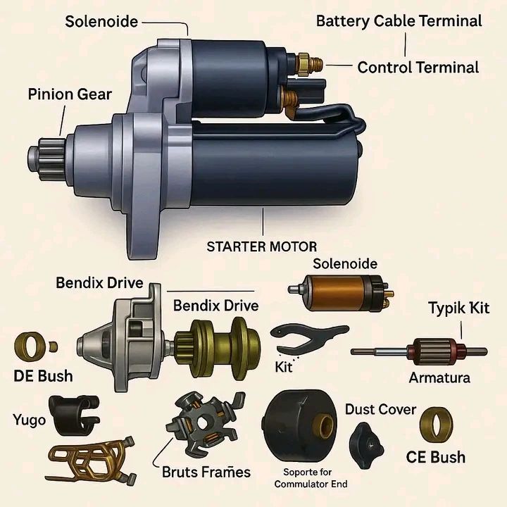 An application scenario or product detail of starter components - Image 9