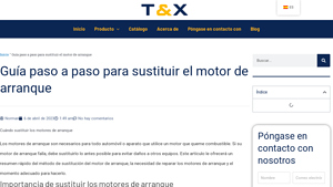 Starter Solenoid - Guía de Sustitución del Motor de Arranque