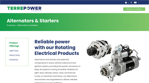 Terrepower - Alternators and Starters