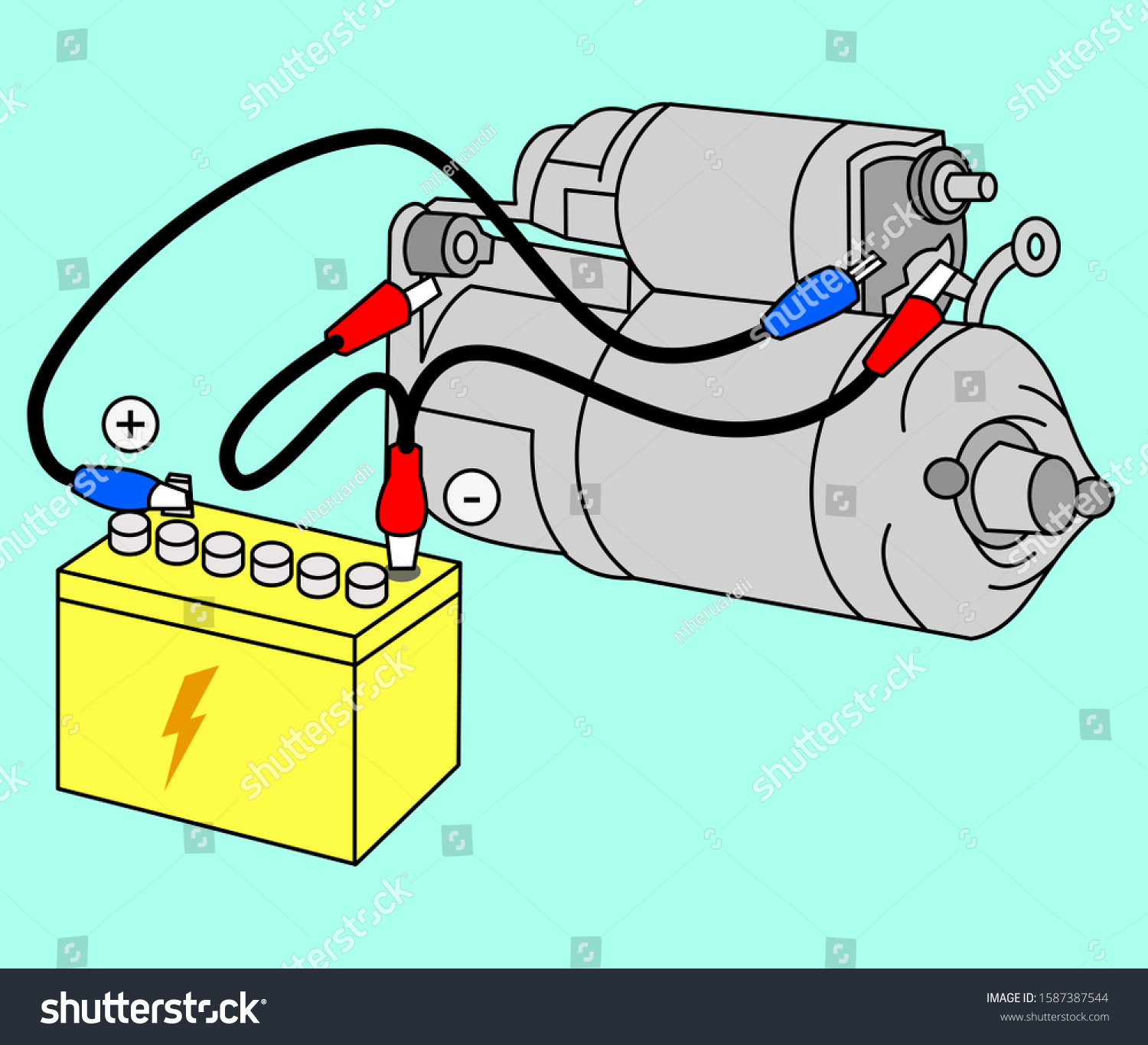 An application scenario or product detail of test a starter motor - Image 5