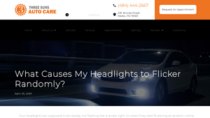Three Suns Auto Care - Headlight Solutions