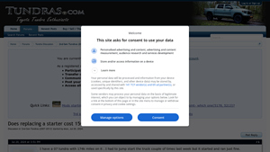 Tundras - Starter Replacement for 2007 Toyota Tundra CrewMax