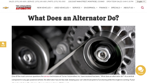 Turner Chevrolet - Alternator Services